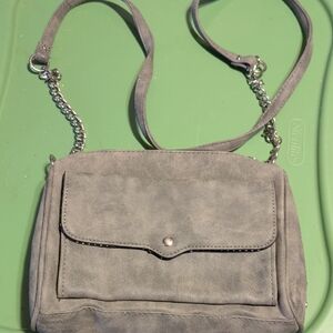 Gray Suede Women's Bag
